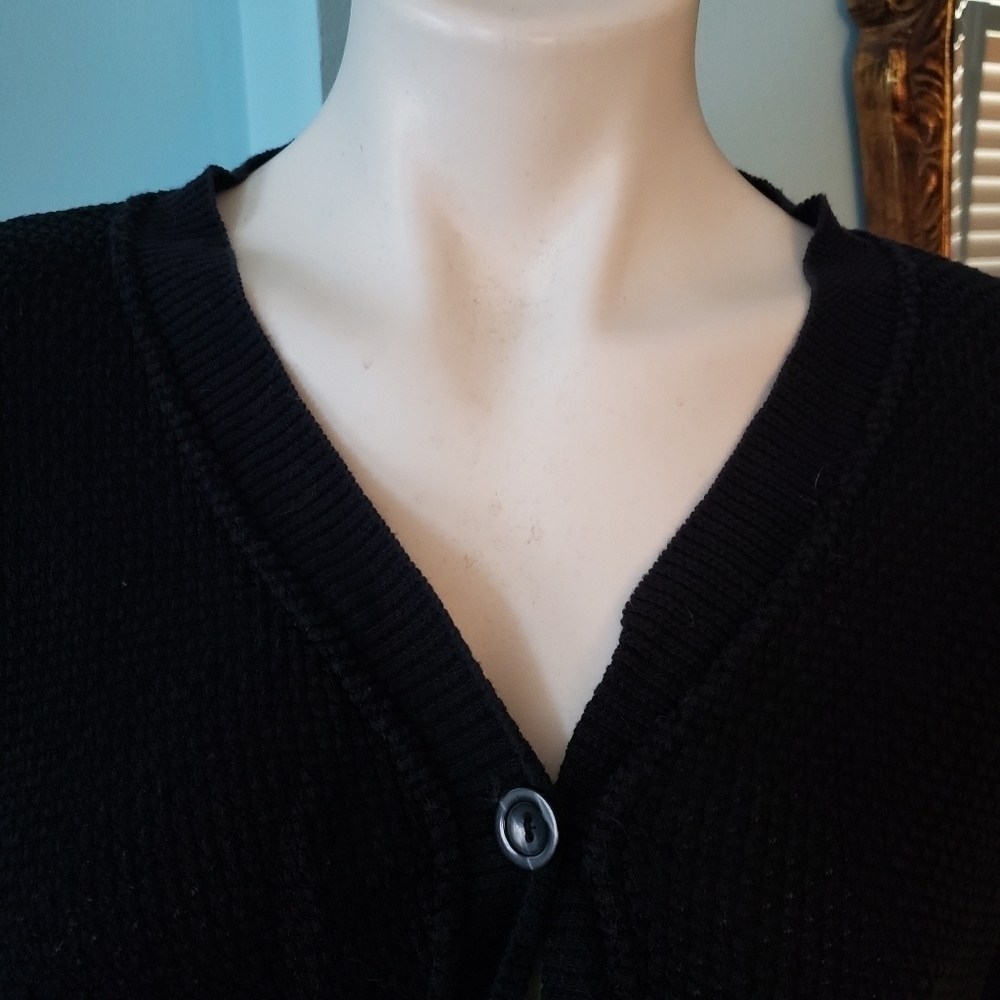 Lane Bryant Black Shrug Cropped Cardigan - Picture 2 of 5